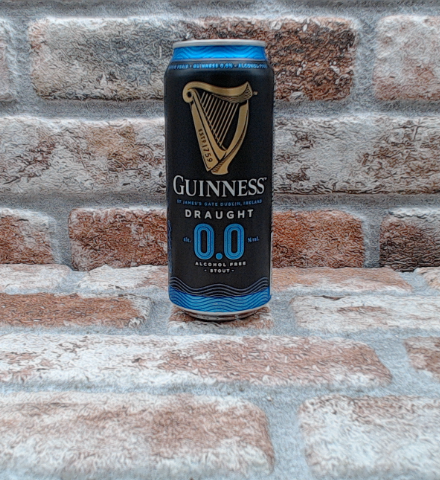 Guinness Draught Alcoholvrij - 44 CL - Gerijptebieren.nl