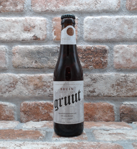 Gruut Bruin glutenvrij Dubbel - 33 CL - Gerijptebieren.nl