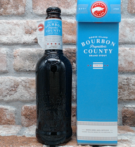 Goose Island Bourbon County Brand Proprietor's Stout 2022 - 47.3 CL (1 pint) - Gerijptebieren.nl