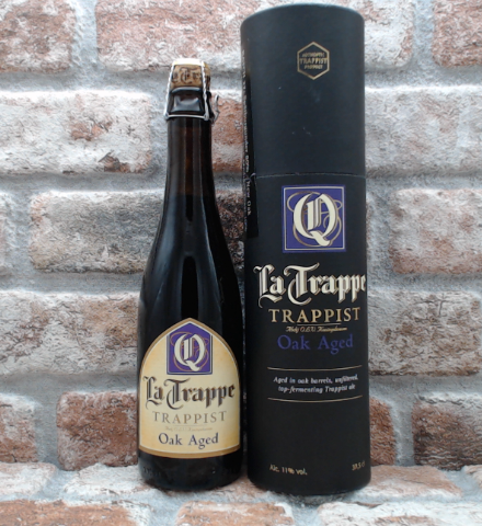 La Trappe Quadrupel Oak Aged Batch 27 - Met koker 2017 - 37.5 CL - Gerijptebieren.nl