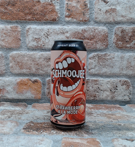 Schmoojee Strawberry A La Mode Sour - 47.3 CL (1 pint) - Gerijptebieren.nl