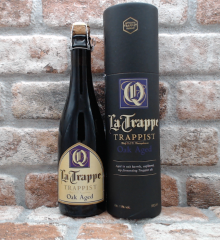 La Trappe Quadrupel Oak Aged Batch 48 - Met koker 2023 - 37.5 CL