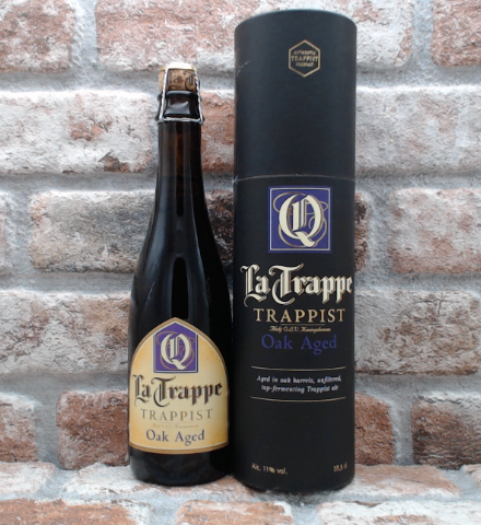 La Trappe Quadrupel Oak Aged Batch 29 - Met koker 2017 - 37.5 CL - Gerijptebieren.nl