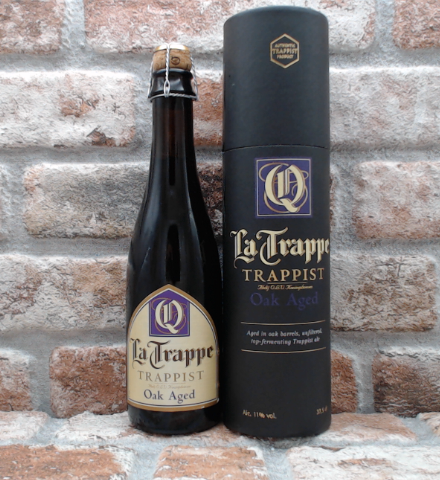 La Trappe Quadrupel Oak Aged Batch 46 - Met koker 2022 - 37.5 CL