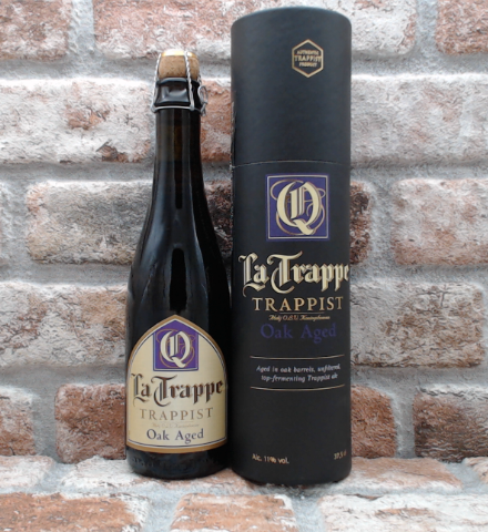 La Trappe Quadrupel Oak Aged Batch 43 - Met koker 2021 - 37.5 CL