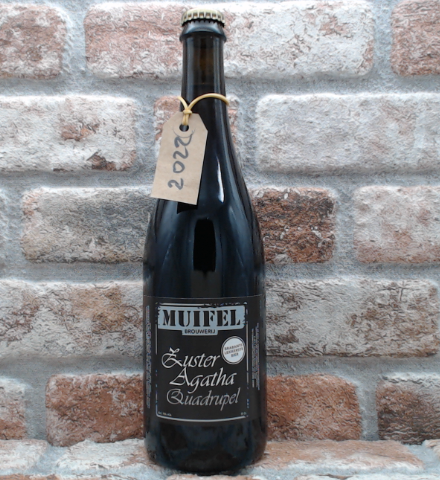 Muifel Brouwerij Zuster Agatha 2022 Quadrupel - 75 CL