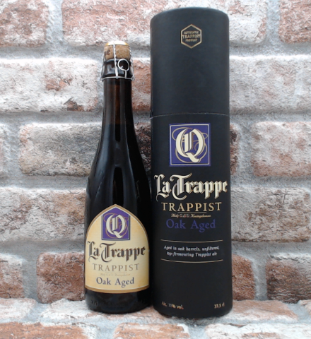 La Trappe Quadrupel Oak Aged Batch 28 - Met koker 2017 - 37.5 CL - Gerijptebieren.nl