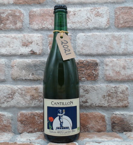 Cantillon Gueuze 100% Lambic Bio 2021 LambiekGeuze - 75 CL - Gerijptebieren.nl