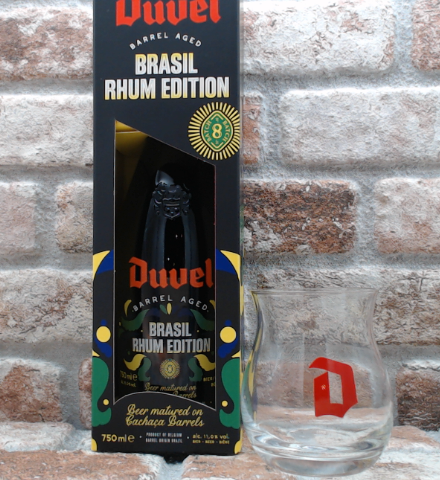 Duvel Barrel Aged Badge #8 Brazil Rum Edition incl. Glas Tripel - 75 CL - Gerijptebieren.nl