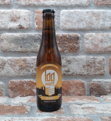 100 Watt 40 Watt Blond - 33 CL - Gerijptebieren.nl