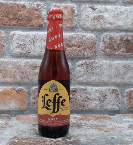 Leffe Ruby Fruitbier - 33 CL - Gerijptebieren.nl