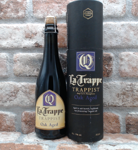 La Trappe Quadrupel Oak Aged Batch 25 - Met koker 2016 - 37.5 CL - Gerijptebieren.nl