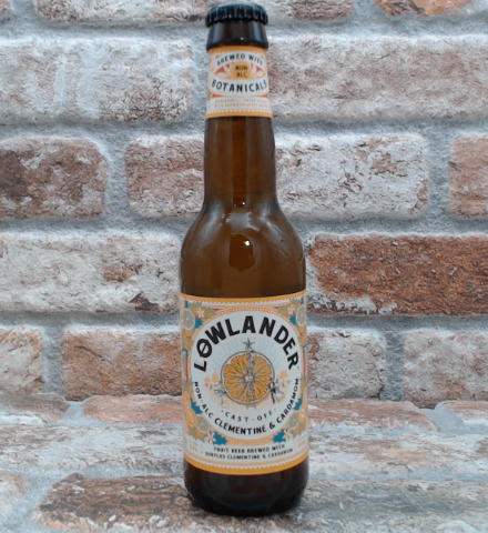 Lowlander Non-alc Clementine & Cardamom Alcoholvrij - 33 CL - Gerijptebieren.nl