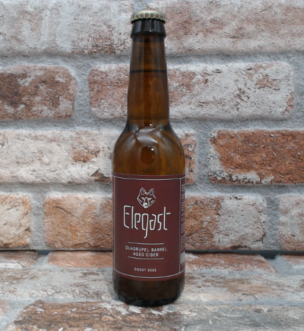 Elegast Quadrupel Barrel Aged Cider - 33 CL - Gerijptebieren.nl