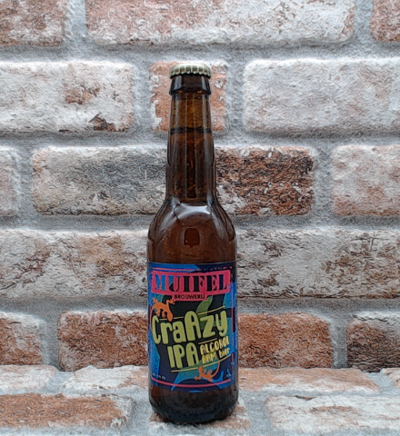 Muifel Brouwerij Craazy Ipa Alcoholvrij - 33 CL - Gerijptebieren.nl