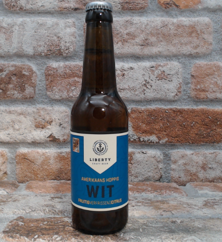 Liberty Amerikaans Hoppig Wit Witbier - 33 CL - Gerijptebieren.nl