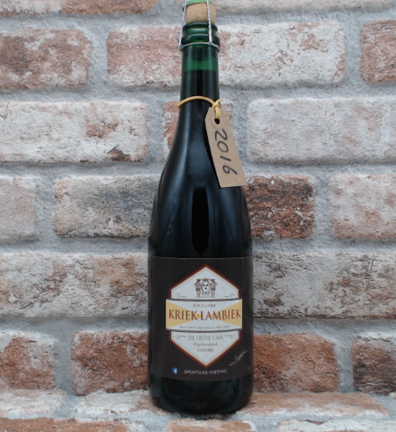 De Oude Cam Kriek-Lambiek 2016 LambiekGeuze - 75 CL - Gerijptebieren.nl