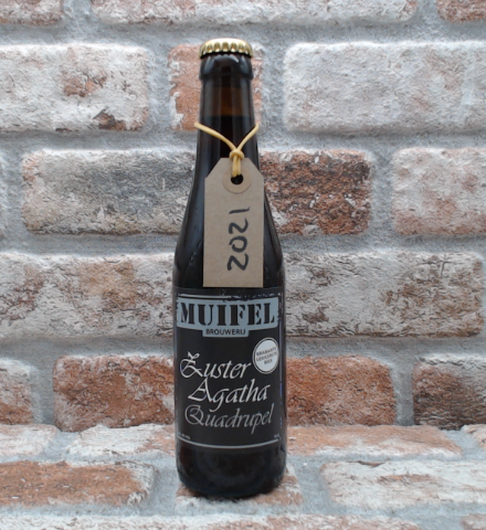 Muifel Brouwerij Zuster Agatha 2021 Quadrupel - 33 CL - Gerijptebieren.nl