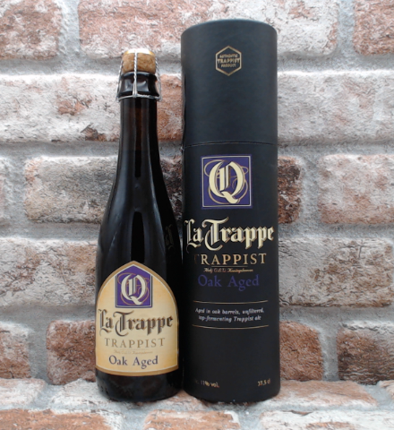 La Trappe Quadrupel Oak Aged Batch 31 - Met koker 2018 - 37.5 CL - Gerijptebieren.nl