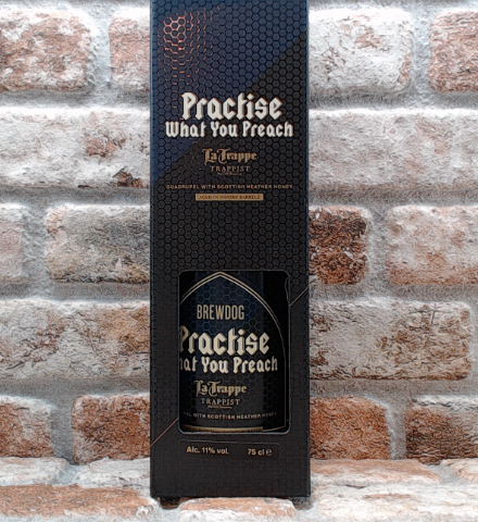 La Trappe Practise what you preach Barrel Aged 2021 Quadrupel - 75 CL