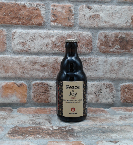 Alvinne Peace & Joy 2023 Dubbel - 33 CL - Gerijptebieren.nl