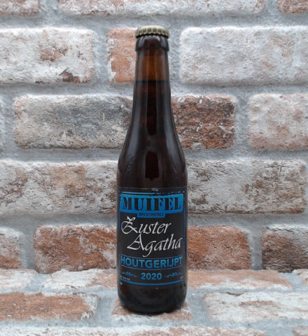 Muifel Brouwerij Zuster Agatha Houtgerijpt 2020 Quadrupel - 33 CL - Gerijptebieren.nl