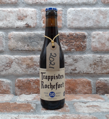 Trappistes Rochefort 10 2021 Quadrupel - 33 CL - Gerijptebieren.nl