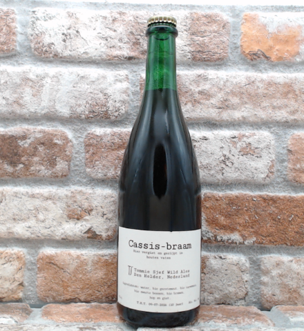 Tommie Sjef Cassis-Braam  - 75 CL - Gerijptebieren.nl