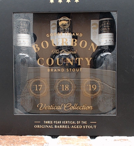 Goose Island Bourbon County Vertical Collection 2017, 2018, 2019 2017 Stout - 47.3 CL (1 pint)