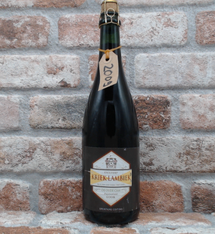 De Oude Cam Kriek-Lambiek 2009 LambiekGeuze - 75 CL - Gerijptebieren.nl