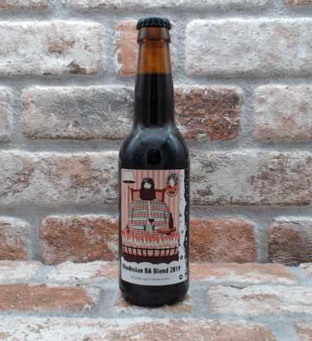 Frontaal Rhodesian BA Blend 2019 Barleywine - 33 CL - Gerijptebieren.nl