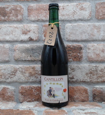 Cantillon Rosé de Gambrinus 2023 LambiekGeuze - 75 CL - Gerijptebieren.nl