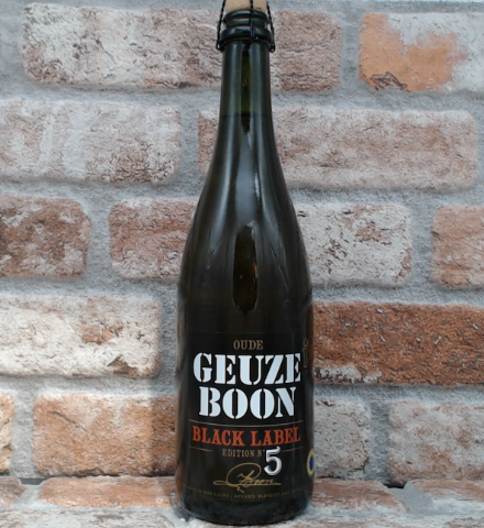 Oude Geuze Boon Black Label Edition N. 5 LambiekGeuze - 75 CL - Gerijptebieren.nl