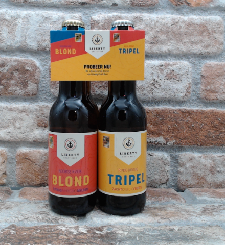 Liberty 4 pack Blond Wit Triple IPA - 33 CL - Gerijptebieren.nl