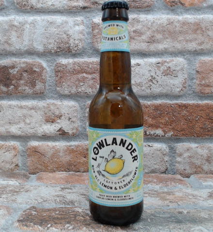 Lowlander Non-alc Lemon & Elderflower - 33 CL - Gerijptebieren.nl