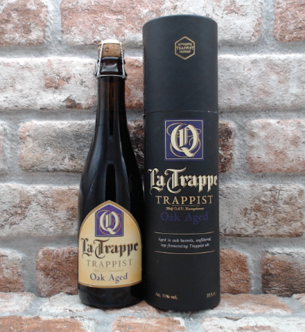 La Trappe Quadrupel Oak Aged Batch 32 - Met koker 2018 - 37.5 CL - Gerijptebieren.nl