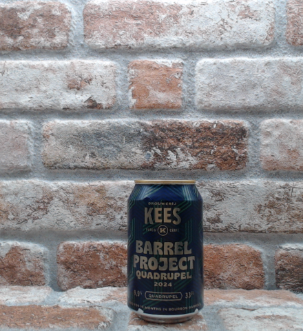 Brouwerij Kees Barrel Project Quadrupel 2024 - 33 CL - Gerijptebieren.nl