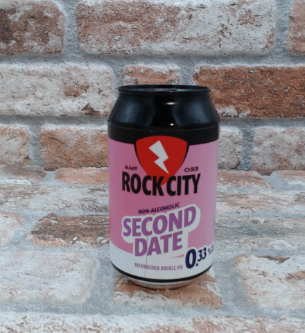 Rock City Non-Alcoholic Second Date IPA - 33 CL - Gerijptebieren.nl