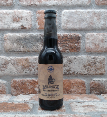 Berging Brouwerij Sailing '21 Tres Hombres Russian Imperial Stout 2021 - 33 CL - Gerijptebieren.nl