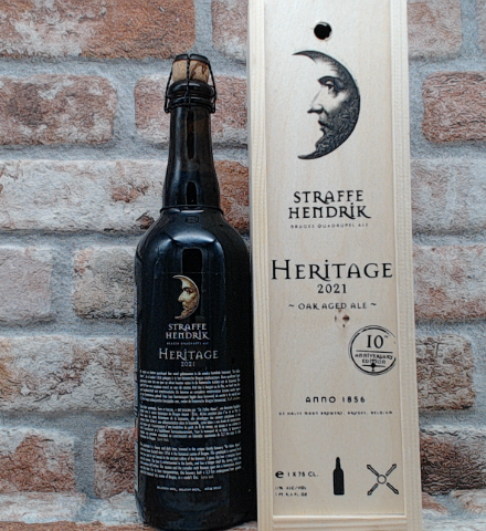 Straffe Hendrik Heritage - met kistje 2021 Quadrupel - 75 CL