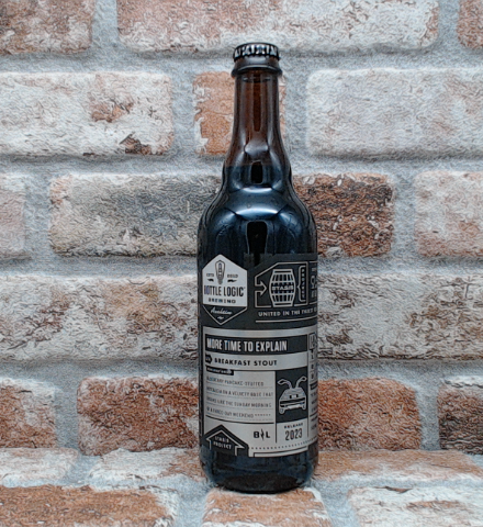 Bottle Logic More Time To Explain 2023 Stout - 50 CL - Gerijptebieren.nl