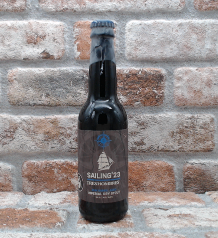 Berging Brouwerij Sailing '23 Tres Hombres Stout 2023 - 33 CL - Gerijptebieren.nl