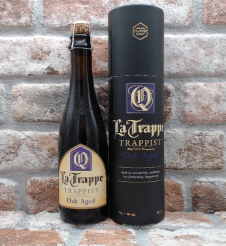 La Trappe Quadrupel Oak Aged Batch 36 - Met koker 2019 - 37.5 CL - Gerijptebieren.nl