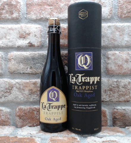 La Trappe Quadrupel Oak Aged Batch 30 - Met koker 2018 - 37.5 CL - Gerijptebieren.nl